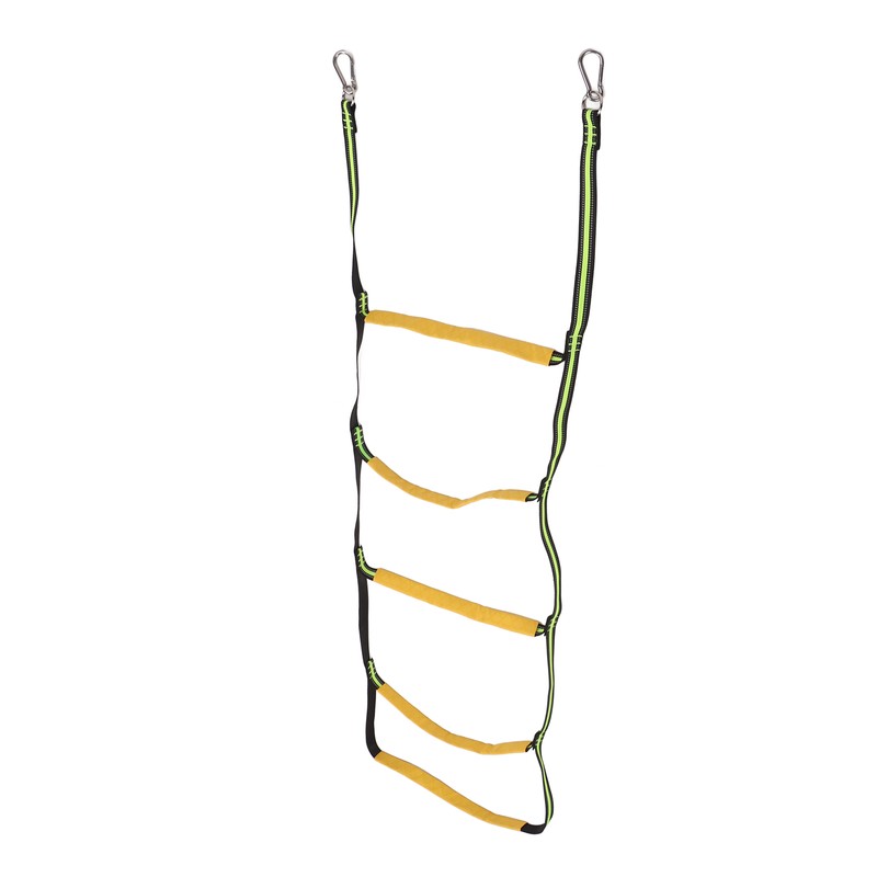 Boat Rope Ladder Portable 5 Step Folding Marine Rope Ladder