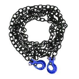 KEEDA RC Tow Chain Pendant Hook Decorative Accessory for 1:10 RC Rock Crawler Axial SCX10 Traxxas TRX4 Wraith D90 Tamiya CC01 Redcat (Blue)