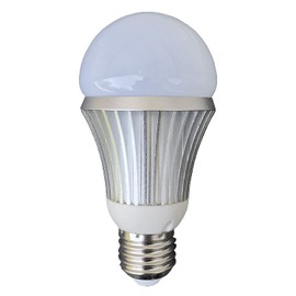 SCS Enterprises Total Invisible Super Wide 940nM IR Light Bulb Covert Lamp (7 High Power LED illuminators + Light Sensor) 25ft Range, 160 deg, 120VAC