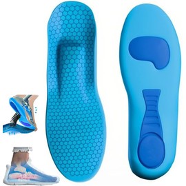 Plantillas Comfy feet Serenivida Confort, Comfy Feet Ortopédicas Plantilla Transpirable Y Amortiguador Para Mujer Hombre, Plantilla Ergonómicas Con Soporte De Arco Alto Para (M)