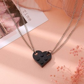 I Love You Gifts for Boyfriend Girlfriend Birthday Gifts for Best Friend Necklace for 2 Girls Valentines Gifts for Couples Matching Necklaces for Wife Husband 2 Pcs