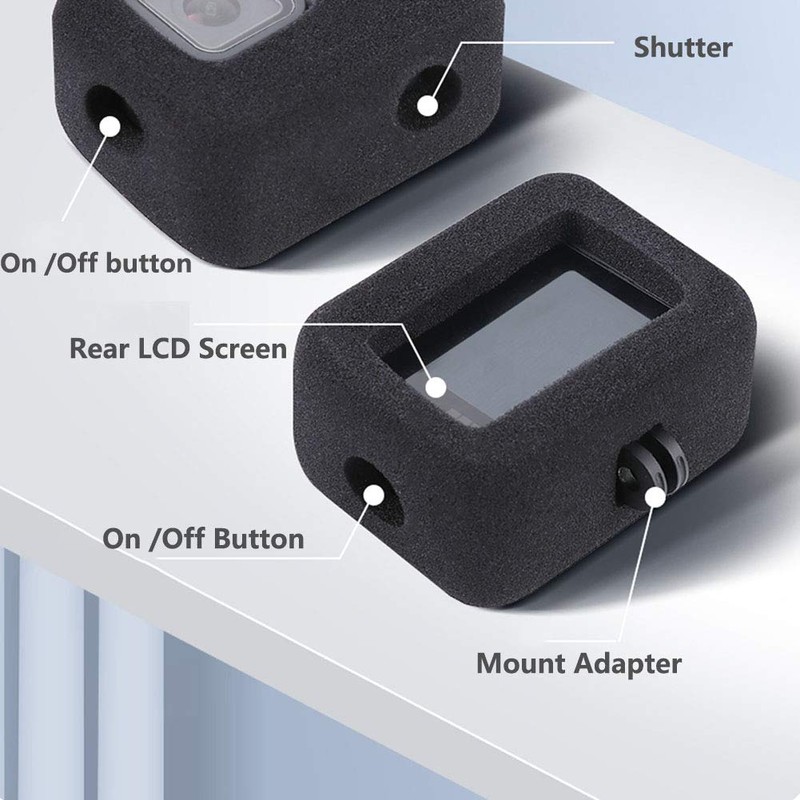 Windslayer Cover for GoPro Hero 13/12/11/10/9 Foam Case Wind Noise