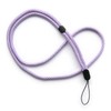 trage.band® Long Adjustable Neck Strap Pack of 4 White/Purple