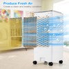 COSTWAY Portable Evaporative Air Cooler for Room, Include Remote Control,