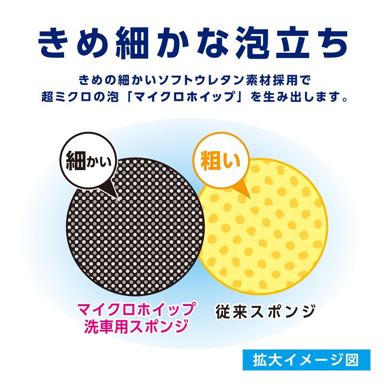 CARALL Car Wash Sponge Micro Whip Car Wash Sponge [Model