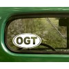 The Decal Mafia 2 OGT OGUNQUIT DECALs Oval Maine Sticker