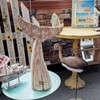 Wooden Whale Tail Decor, Decorative Nautical Whale Rustic Ocean Sea
