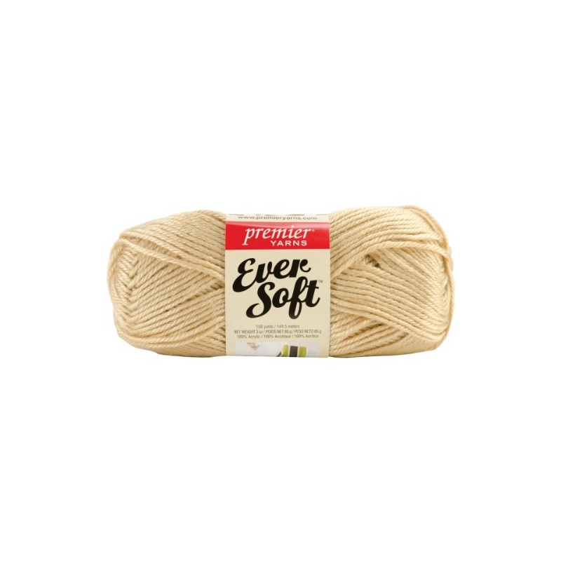 Premier Yarn 3-Pack Ever Soft Solid Yarn, Linen