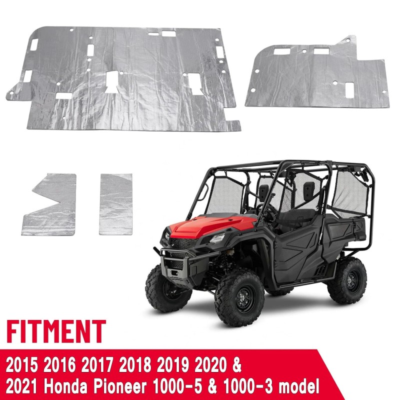 SPARKWHIZ Heat Seat Shield Kit Fits For Honda Pioneer 1000-5
