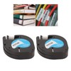 2Pcs Label Maker Tape 12mm Wide 13ft Long Waterproof Oil