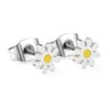 Cute Tiny Daisy Flower Small Stud Earrings for Women Cartilage