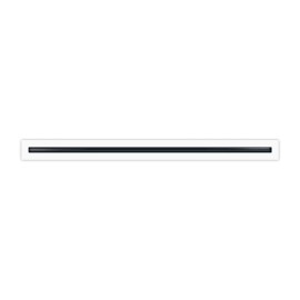 Buildmart LLC 36" Linear Slot Diffuser - (1 Slot) Single Slot - White Decorative Air Vent - Mo