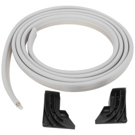 WD08X10057 Dishwasher Door Gasket Seal with Right WD8X227 & Left WD8X228 Corner Baffle Compatible With G-E Ken-more Dishwasher WD08X10014 1088473 AP3798079 EAP958908 PS958908 PS263963