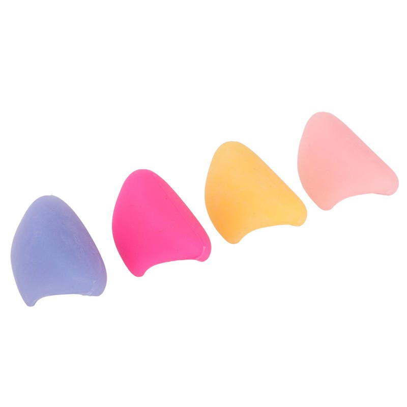 4Pcs Flute Thumb Rest Cushion Silicone Soft Non Toxic Finger