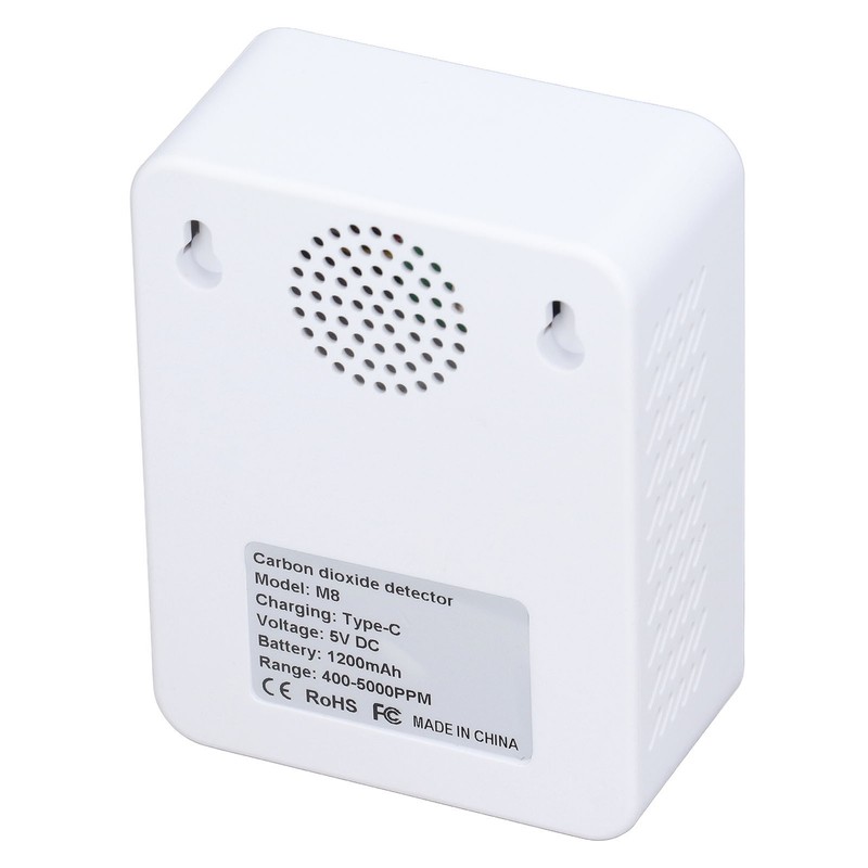 Digital Air Quality Monitor Carbon Dioxide Detector CO2 Tester Temperature