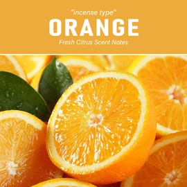 Bathroom Air Freshener, Odor Eliminator Gel-Fighting, Air Fresheners for Home and Bathroom and Kitchen, Closet Air Fresheners, Orange