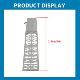 Silscvtt Folding Loading Ramp Kit Holes with Handle 2Pcs Replacement for Golf Cart Ramp Motorcycles Dirt Bike Lawn Mowers Snowblower