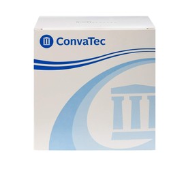 Sur-Fit Natura Colostomy Barrier Trim to Fit, Standard Wear Stomahesive, White Tape 2-3/4 Inch Flange Hydrocolloid 1-7/8 2-1/2 Stoma 5 X, 125261 - Box of 10