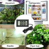 ZHITING Indoor Thermometer, Mini LCD Digital Thermometer Hygrometer, Aquarium Thermometer,