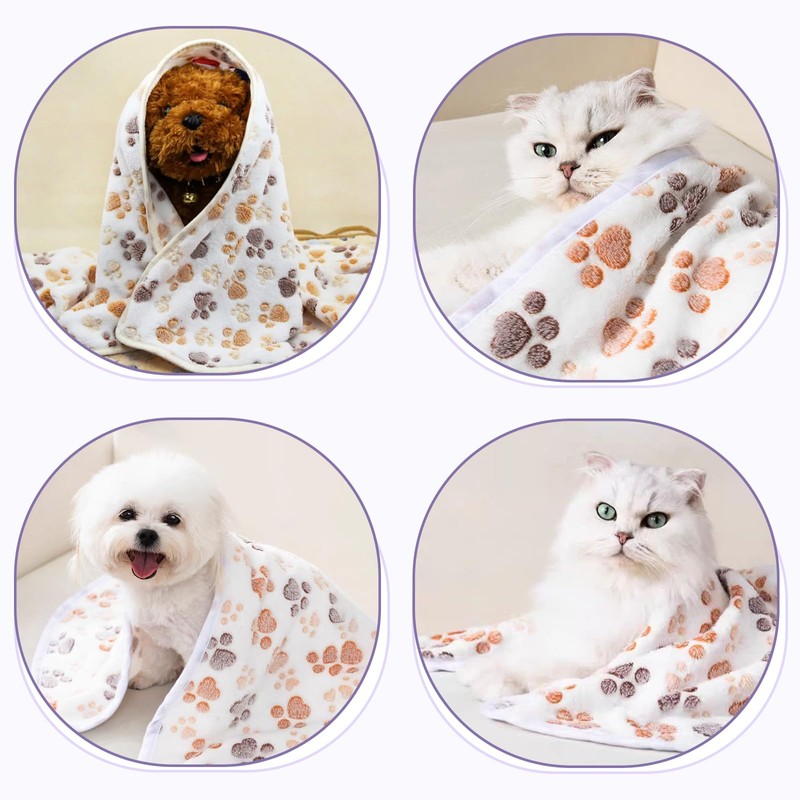 Pet Blanket, 6 Pcs Guinea Pig Blankets, Reusable Small Cat
