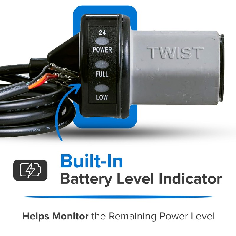 AlveyTech Variable Speed 4-Wire Twist Grip Throttle for Razor E300