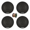 2 Pair (Qty 4) of Blaupunkt BPS-ES650 6.5" 60 Watt
