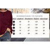 DUOEASE Pullover Women's Striped Oversize Pullover Long Sleeve Autumn Crew