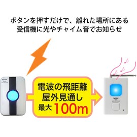 Levex Wireless Chime X Series Transmitter and Receiver Set Intercom Entrance Chime X810G