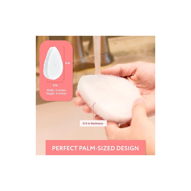 10 Pack Facial Sponge For Daily Deep Cleansing And Regular