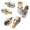 exgoofit F Type to SMA Male Female Coax Connector Coaxial