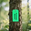 Pack of 100 Plastic Shipping Tags,with Wire Ties Plastic Hang