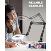 10X & 5X Magnifying Glass with Light, Ultra Long Swing