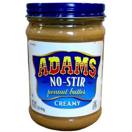 NO-STIR Natural CREAMY PEANUT BUTTER 16oz (Pack of 4)