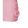 JW PEI Women's Elaina Pink Rosette Applique Mini Dress-Pink