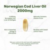 Cod Liver Oil 2,000mg Per Serving, 240 Softgels – Extra