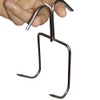 TIHOOD 4Pack Smoker Hooks - Stainless Steel Bacon Hanger, Roast