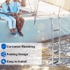 Amarine Made 4 Steps Boat Ladder Pontoon Telescoping Stainless Marine