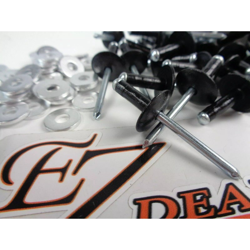 EZ-RIVETS Rupp Arctic Cat Mercuy Snowmobile (50) Large Head 3/16