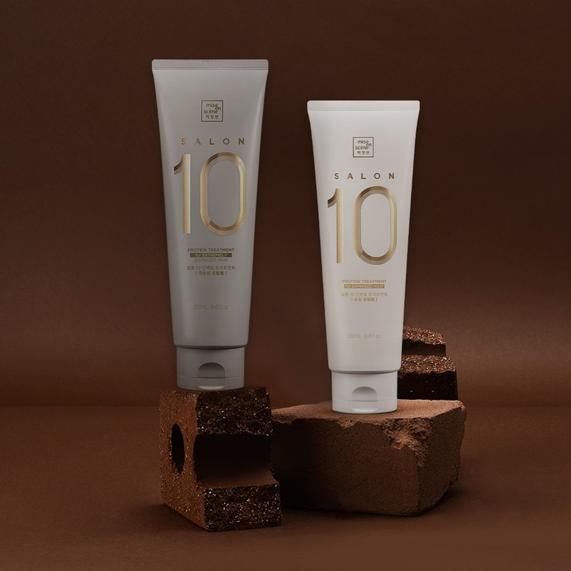 미쟝센 살롱 10 단백질 헤어트리트먼트 극손상모발용, 250ml, 1개 Mise-en-scène Salon