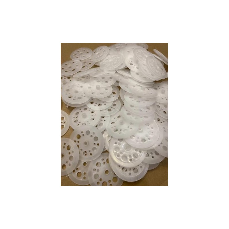 Amazleer Pack of 200 Plastic PP Washers 45 mm, Foam