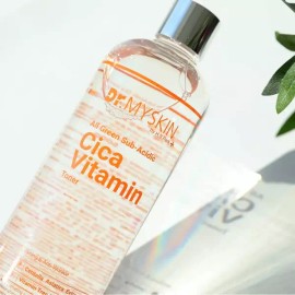 Dr. My Skin 올 그린 약산성 시카 비타민 화이트닝 미백 스킨 토너 500g 보습 각질 All Green Mild Acidic Cica Vitamin Whitening Skin Toner 500g Moisturizing Exfoliation