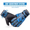 Malker Soccer Goalie Gloves Goalkeeper Gloves with Fingersave and Double