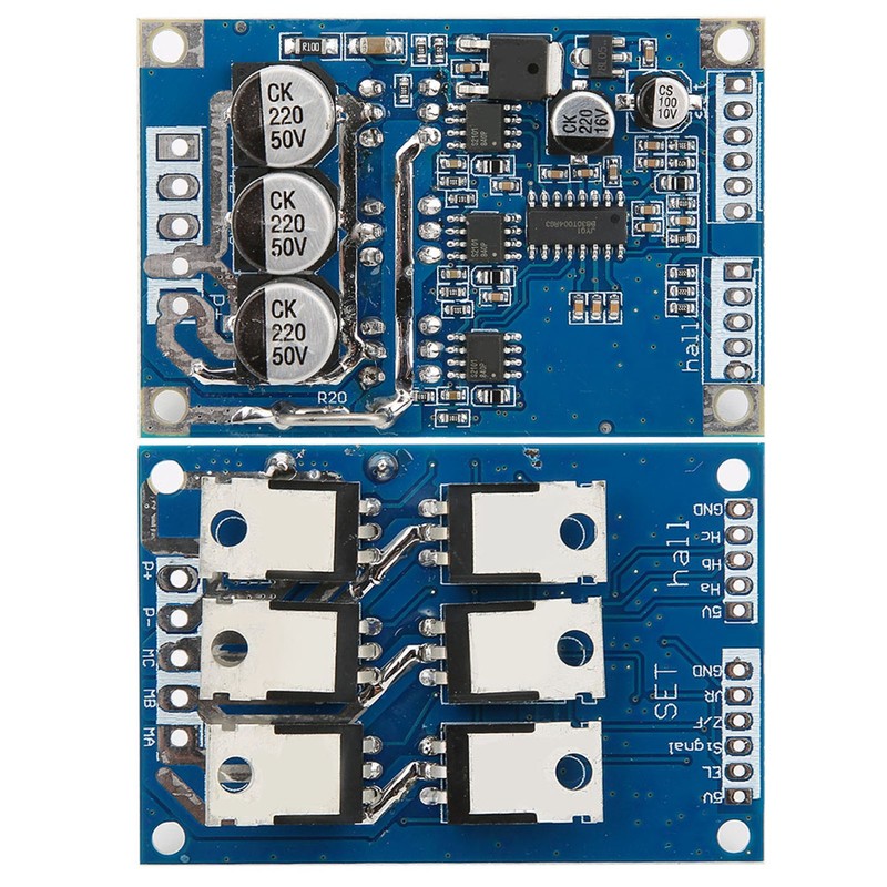 DC 12V‑36V 15A 500W Brushless Motor Controller Hall BLDC Driver
