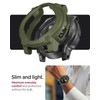 Miimall Armour Case Compatible with Garmin Instinct 3 Solar, Soft