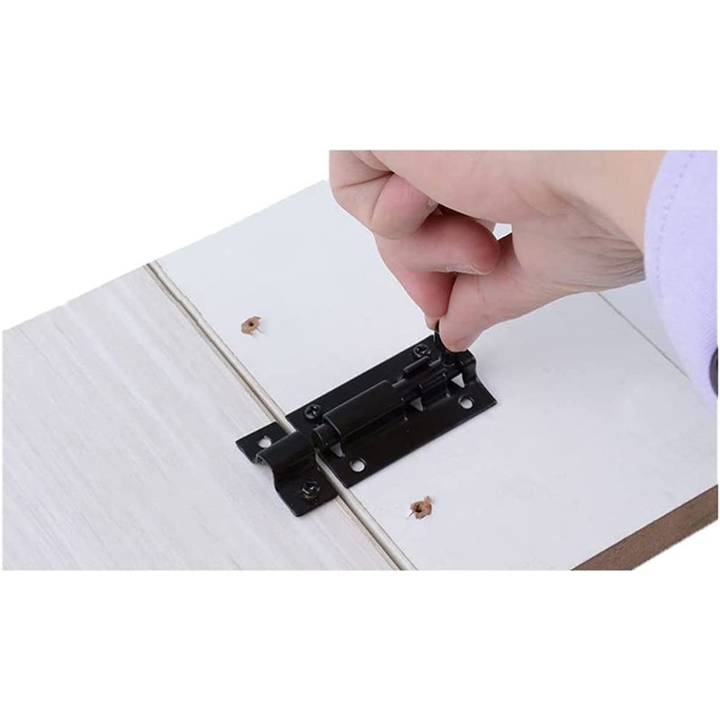 myoseya Sliding Barrel Bolt Door Lock Round Bar Latch Gate