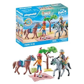 PLAYMOBIL PLAYMOBIL Horses of Waterfall 71470 Reitausflug an den Strand mit Amelia und Ben ab 5 Jahren