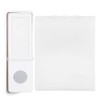 Wireless Doorbell 7-Colour LED Flash Button Doorbell IP44 Rainproof Doorbell