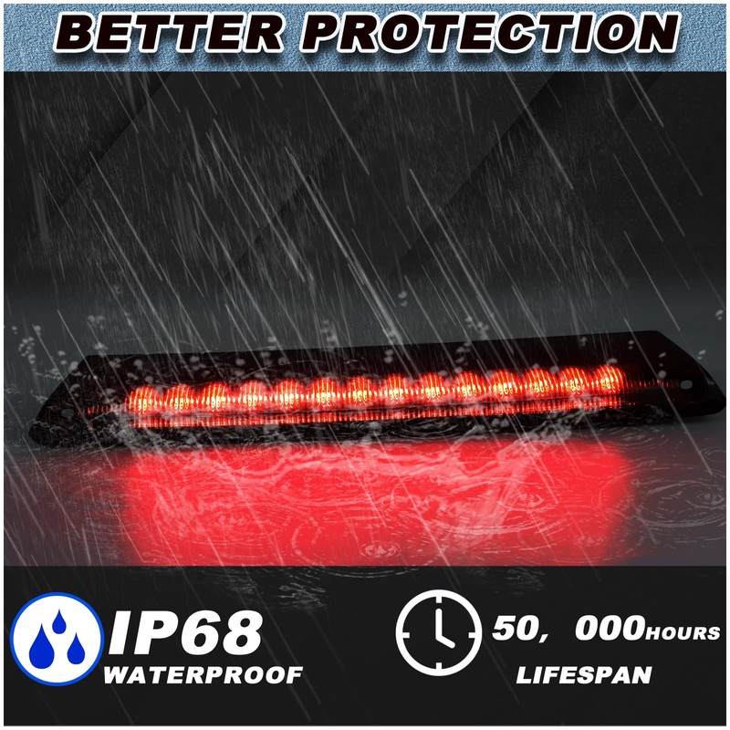 ULTRALTH LED 3rd Third Brake Light for 2014-2017 Ford Focus