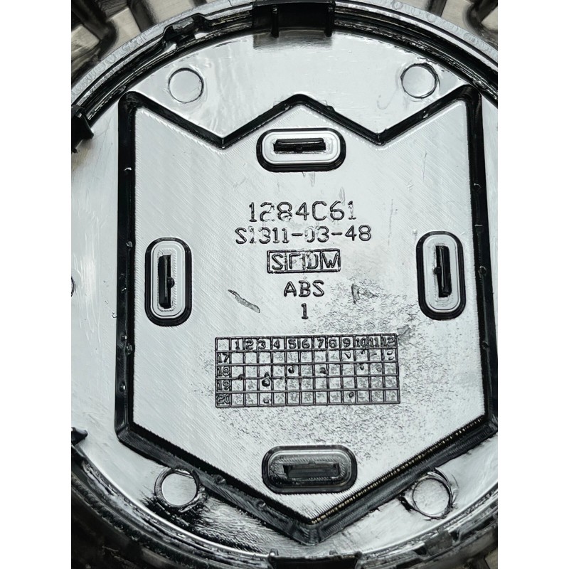 Dropstars Chrome Wheel Center Cap W/Spacer 6056B212 S1209-08 1284C61