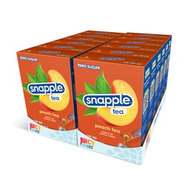 Snapple Tea – Sugar Free & Delicious, Made with Natural Flavors (Peach, 72 Sticks)
